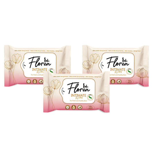 Floren Basil Intimate Wipes - Floren