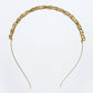 NVR Women's Multi colour Kundan Gold-Polished Embellished Hairband - Swadesiicart