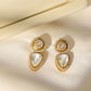Gold Toned Kundan Earrings - Ruby Raang | Swadesiicart