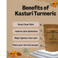 Etheric Wild Kasturi Turmeric Powder for Skin Care & Whitening - Swadesiicart