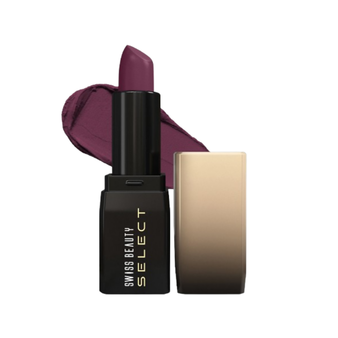 Swiss Beauty Select Dare To Matte Lipstick - 6 Delight Plum | Swadesiicart