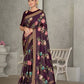 Purple Rangkat Tussar Silk Woven Design Saree with Unstitched Blouse - Mohmanthan Eshani | Swadesiicart