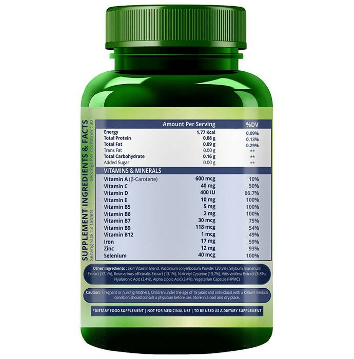 Himalayan Organics Skin Vitamin Tablets - Swadesiicart