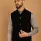 Even Apparels Nehru Jacket With Welt Pockets - Black | Swadesiicart