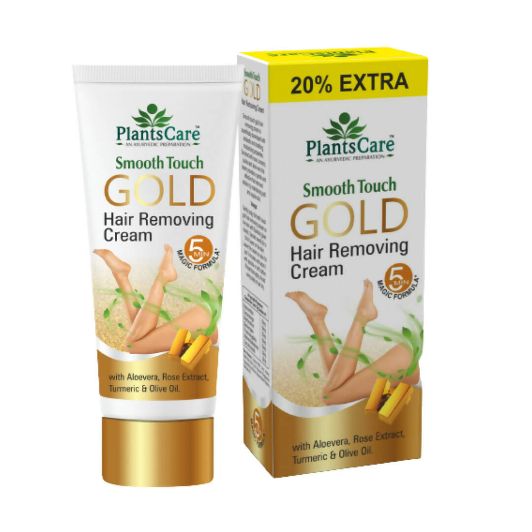 Plants Care Smooth Touch Gold Hair Removing Cream - Nature Online Corporation