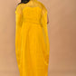 Morchari Women Hand Embroidery Crop Top-Yellow - Swadesiicart