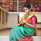 DEIANA'S Beautiful Designer Golden zari Soft Lichi Silk Saree - Bluue - Swadesiicart