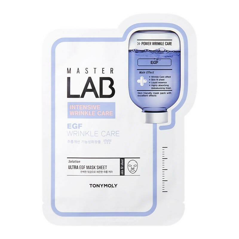 Tonymoly Master Lab Egf Wrinkle Care Mask Sheet - Korean Skincare | Swadesiicart