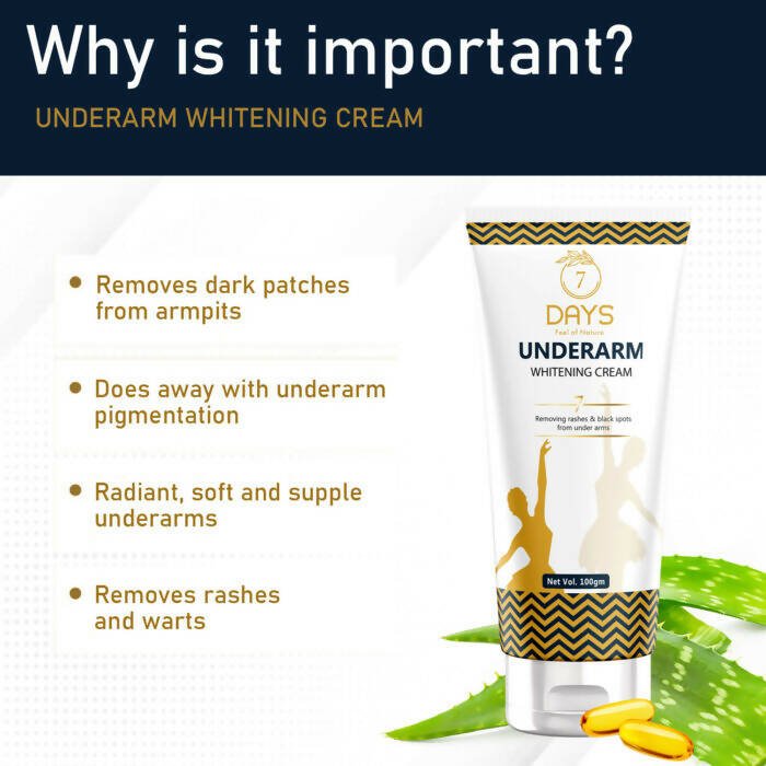 7 Days Underarm Whitening Cream - Swadesiicart
