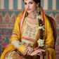 Anaita Yellow Embroidered Silk Fully Stitched Plazo suit