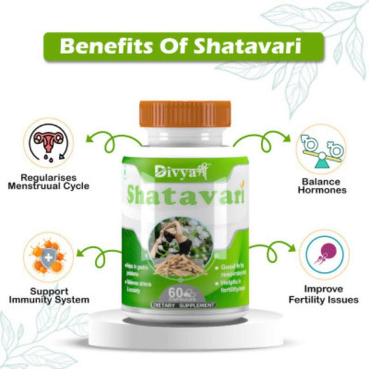 Divya Shree Shatavari Capsules | Swadesiicart