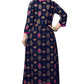 NOZ2TOZ Women's Blue Color Rayon A-Line Kurta Only - Swadesiicart