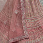 Jyoti Fashion Women's Pink Heavy Net Fancy Dori, Multi Thread, Rainbow Sequins and Diamond Work Wedding Lehenga Choli | Swadesiicart