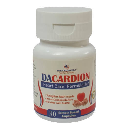 Deep Ayurveda Dacardion 500mg Veg Capsules - DEEP AYURVEDA