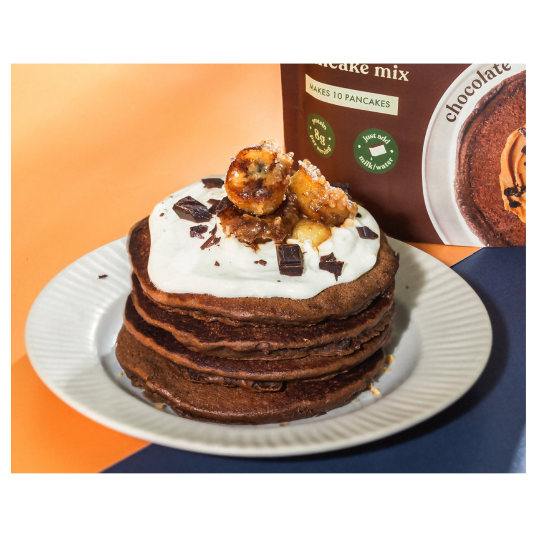 Cosmix no nonsense plant protein pancake mix Chocolate | Swadesiicart