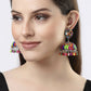 NVR Women Multi Color Artificial Beads Brass-Plated Jhumka Earrings | Swadesiicart