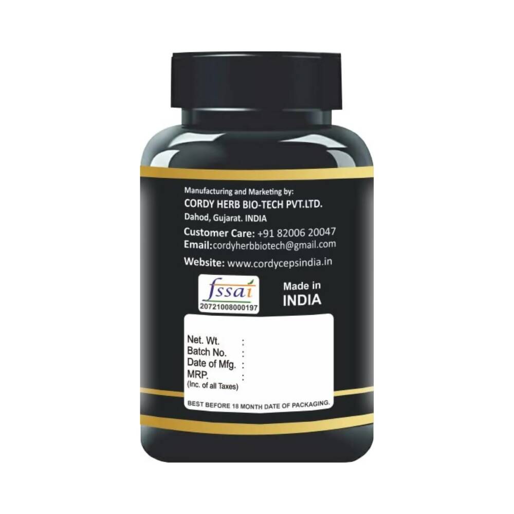 Cordy Herb Ashwagandha Extract Capsules - Swadesiicart