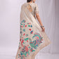 Shree Shyam Fashion Linen Cotton Cream Saree