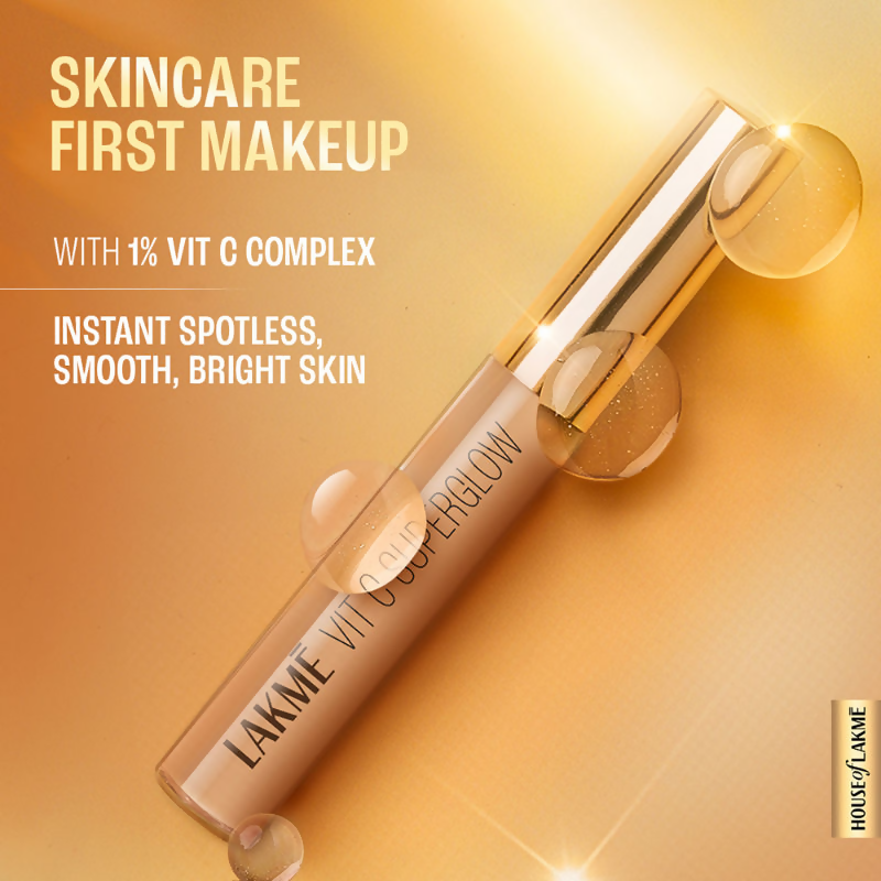 Lakme Vitamin C Superglow Concealer with 1 % Vit C - Ivory - Swadesiicart