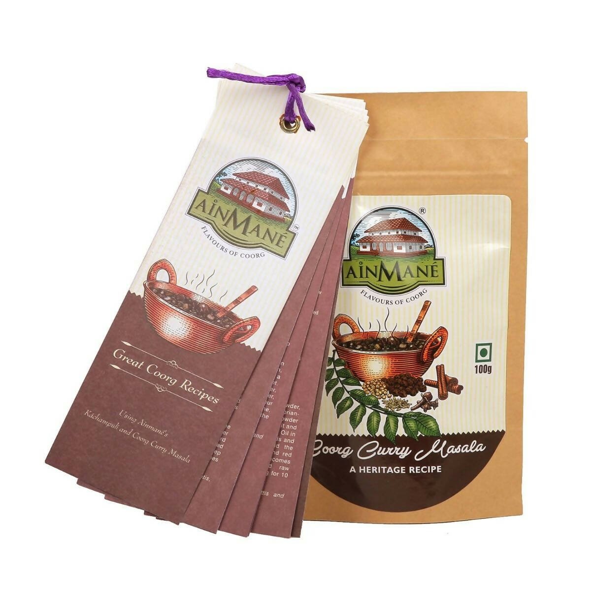 Ainmane Traditional Coorg Curry Masala - Swadesiicart