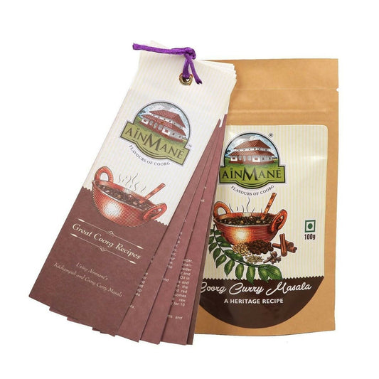 Ainmane Traditional Coorg Curry Masala - Swadesiicart