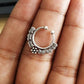 NVR Set of 5 Silver Plated Oxidised Septum Nosepin | Swadesiicart