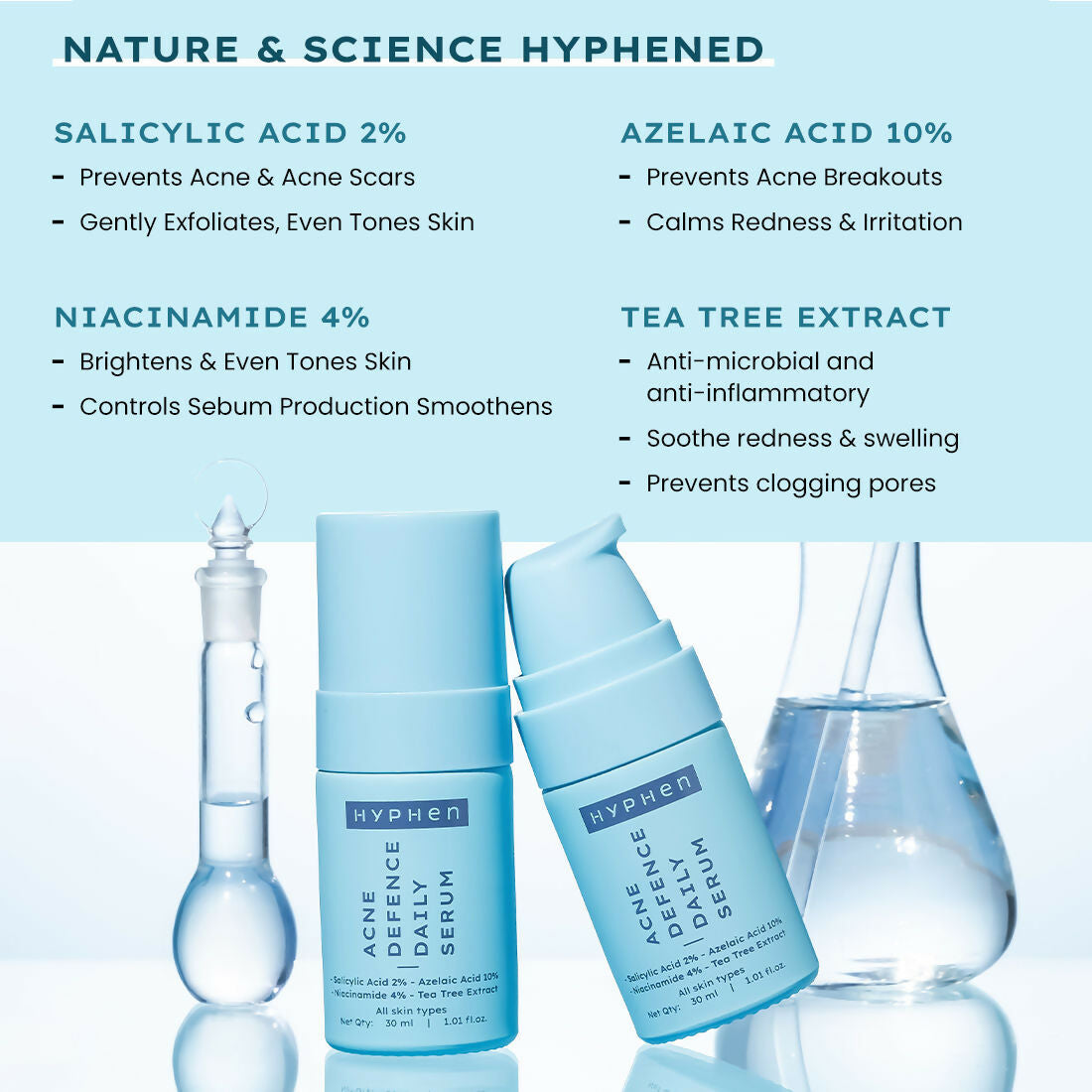 Hyphen By Kriti Sanon Acne Range CA Combo | Swadesiicart