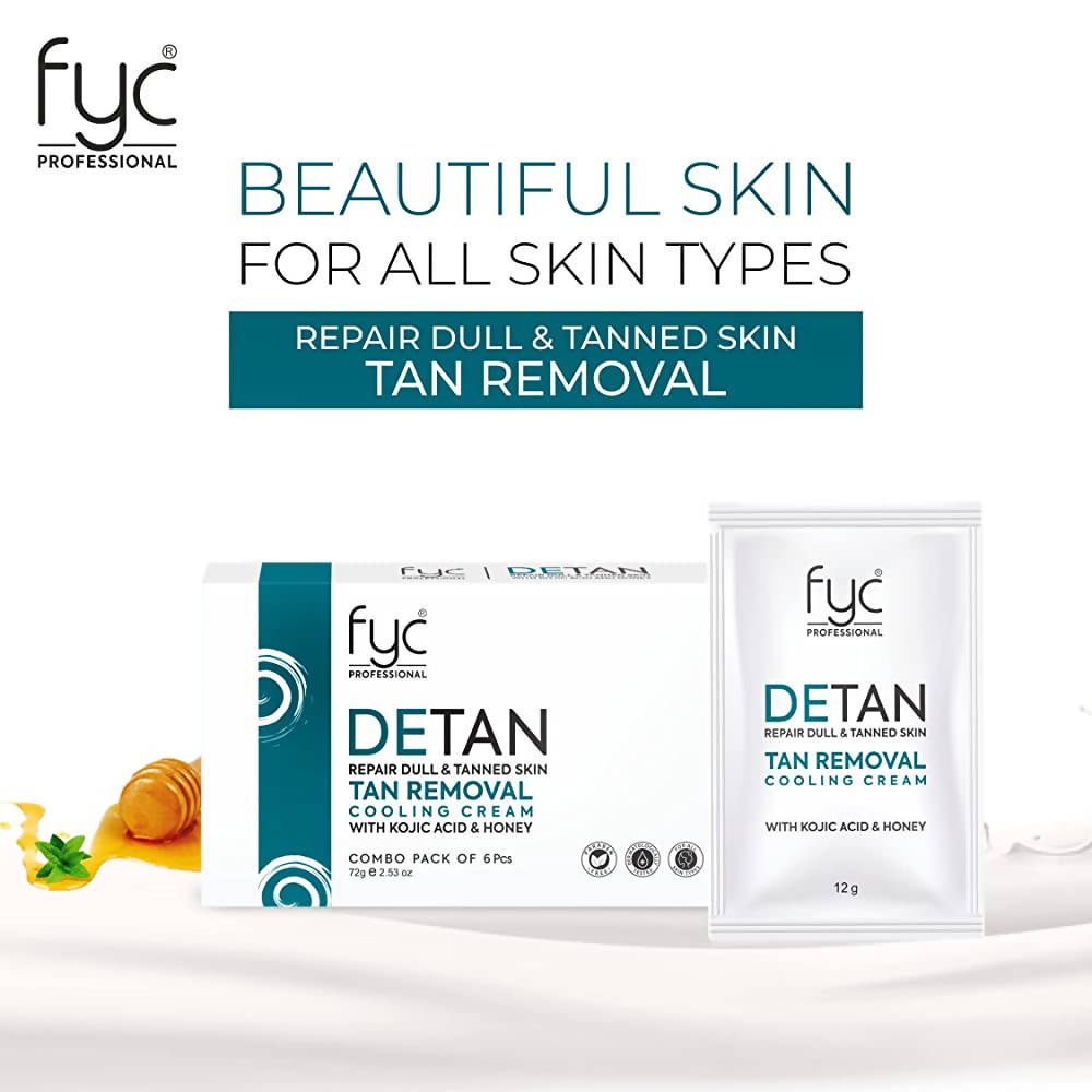 FYC Professional Detan Tan Removal Cooling Cream - Limited Time Offer - Swadesiicart