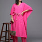 Ahalyaa Women's Traditional wear Kurta Set - Pink | Swadesiicart