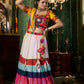 AI Fashion White Maslin Cotton Designer Navratri Lehenga Choli Collection