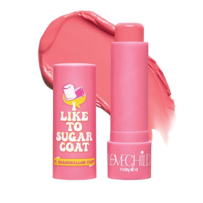 LoveChild By Masaba Gupta Lip Balm - I Like To Sugar Coat Marshmallow Fluff - Swadesiicart