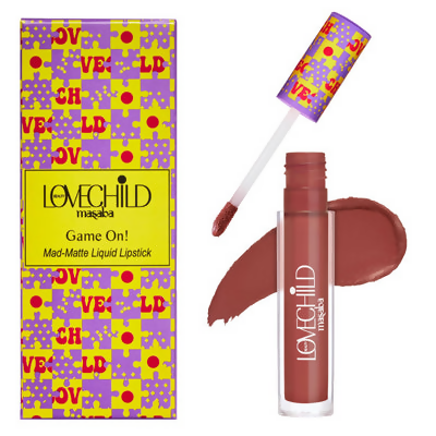 LoveChild By Masaba Gupta It Fits Transfer-proof Mauve Pink Liquid Lipstick | Swadesiicart