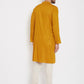 Even Apparels Yellow Rayon Wedding Men's Kurta For Haldi | Swadesiicart