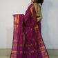 Exclusive Collection Beautiful Magenta Cotton Silk Woven Handloom Saree With Running Blouse Piece - Swadesiicart