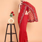 Vamsee Ammelia Red Georgette Saree - Swadesiicart
