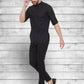 Even Apparels Pure Cotton Black Short Kurta - Black | Swadesiicart
