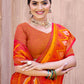 Shree Shyam Fashion Yellow Pochampally Silk Saree