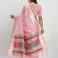Shree Shyam Fashion Linen Cotton Light Pink Saree