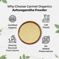 Carmel Organics Ashwagandha Root Powder
