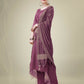 Jyoti Fashion Women's Onion Cotton Blend Embroidery & Sequence work Kurta with Trouser & Dupatta | Swadesiicart