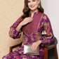 Ahalyaa Women's Traditional Wear Co-ods - Purple | Swadesiicart