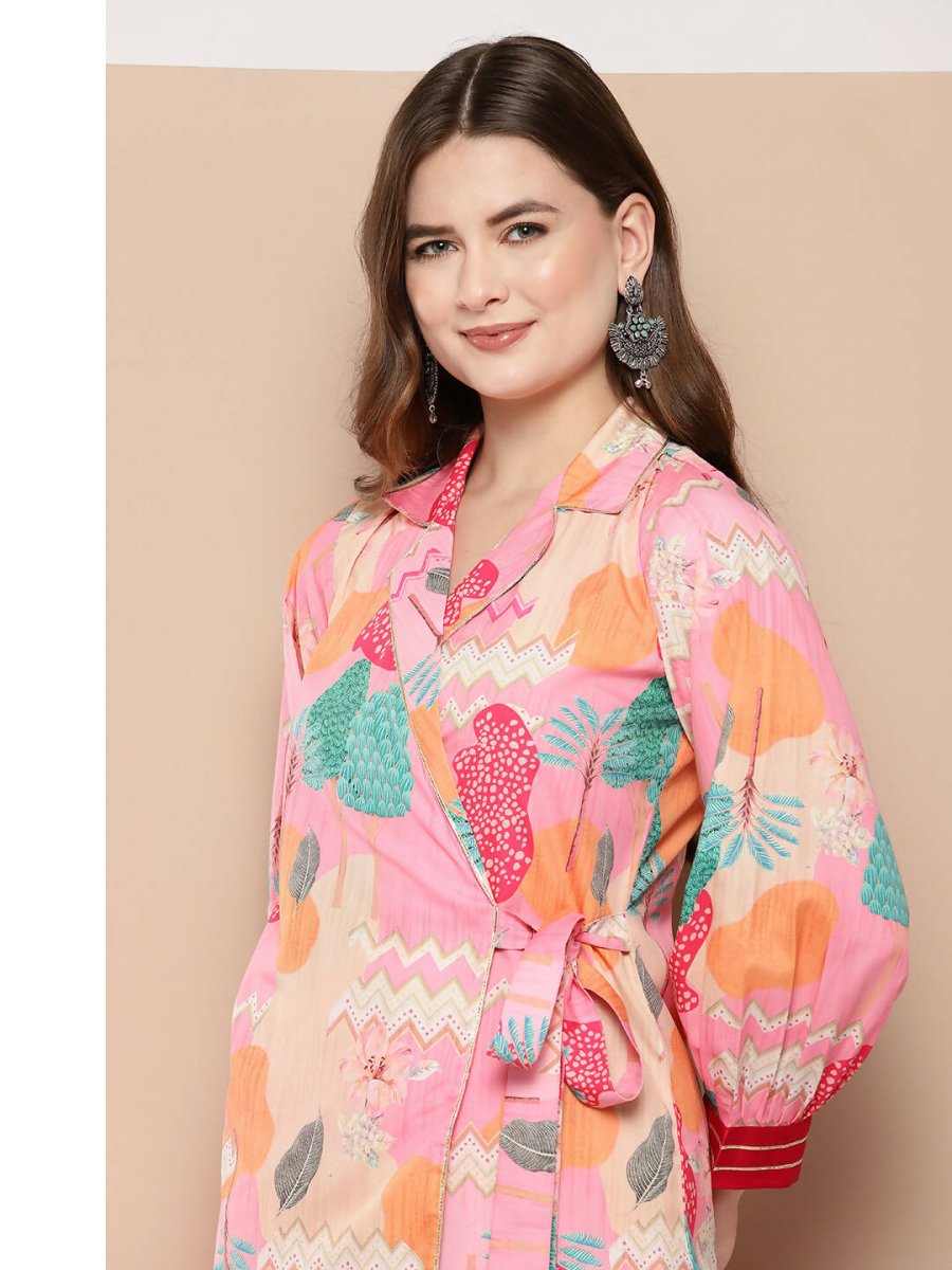 Ahalyaa Women's Traditional Wear Co-ods - Multi | Swadesiicart