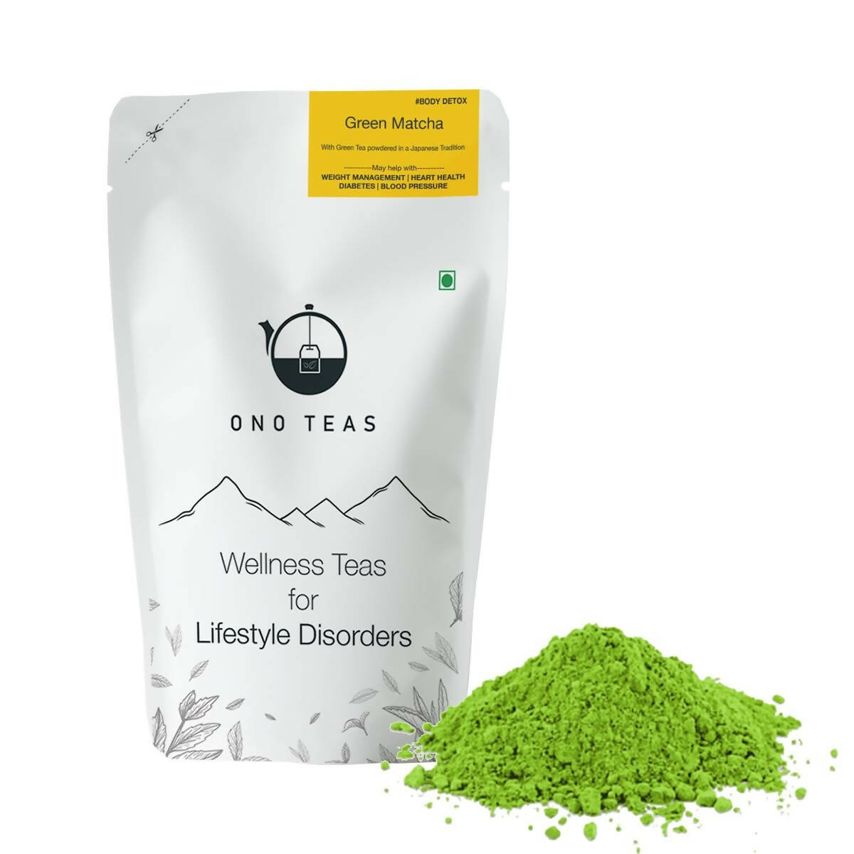 Ono Teas Pure Japanese Culinary Matcha Tea Powder | Swadesiicart