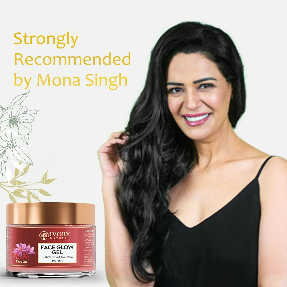 Ivory Natural Face Glow Gel For Instant Glow And Timeless Radiance, Achieve Glowing And Shiny Face | Swadesiicart