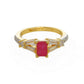 Diamond and Ruby Ring- Ruby Raang | Swadesiicart