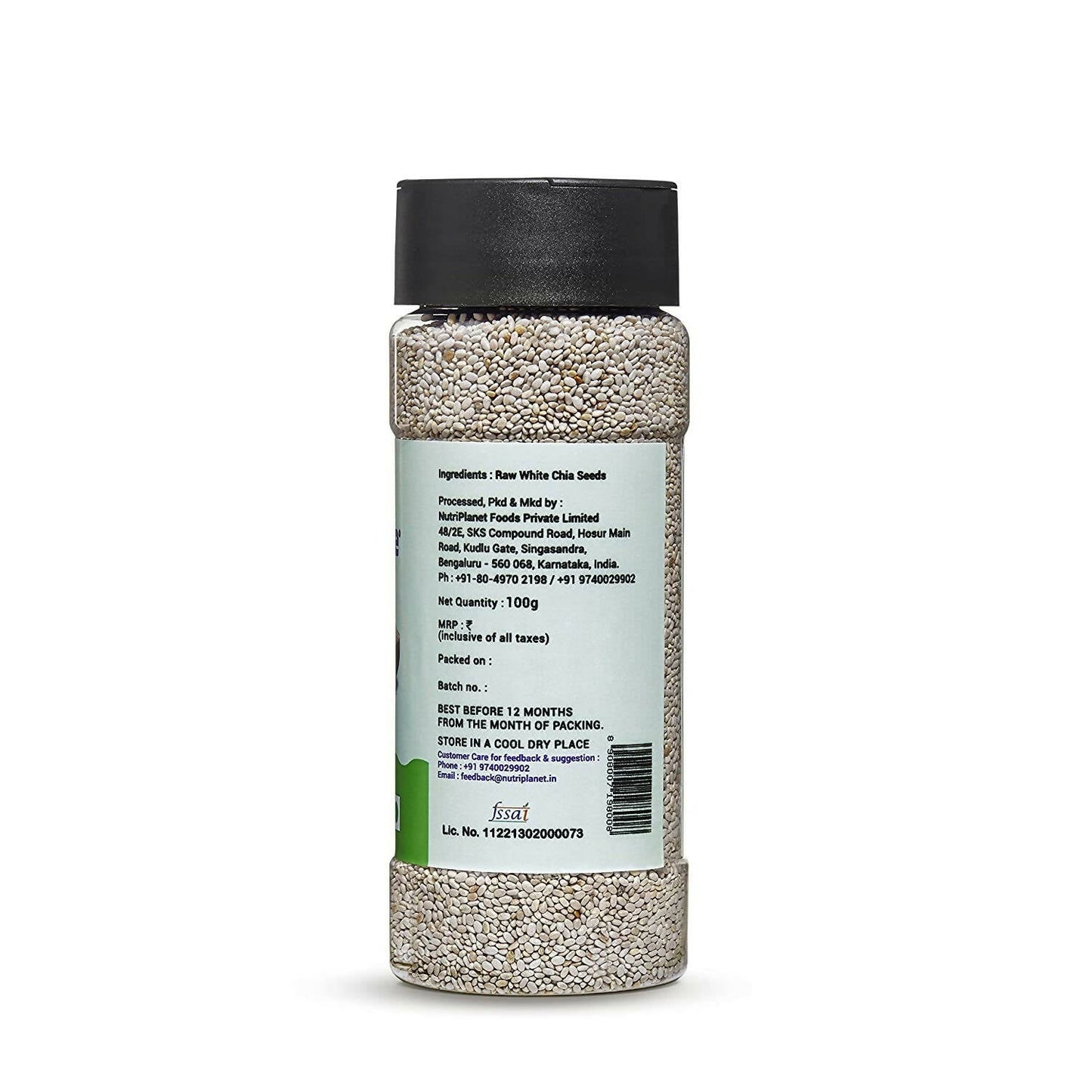 Fulsome Premium White Chia Seeds - Swadesiicart
