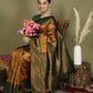 Shree Shyam Fashion Lichi Silk Yellow Saree