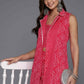 Ahalyaa Women's Traditional Wear Co-ods - Pink - Swadesiicart