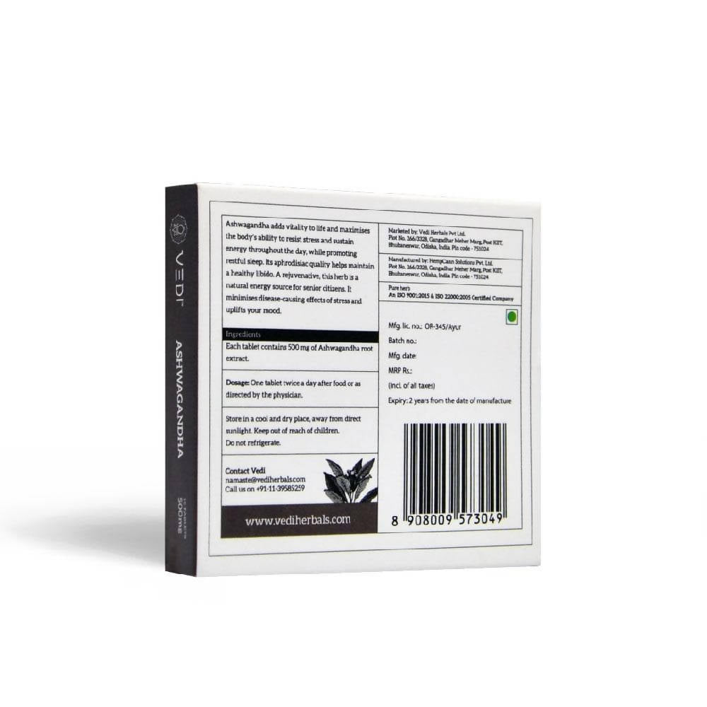 Vedi Herbals Ashwagandha Tablet | Swadesiicart