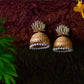 Joban Fashion Women Matte Gold Brass Jhumka | Swadesiicart